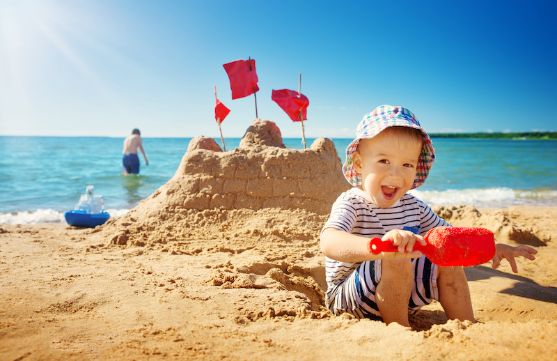 Boy at the beach