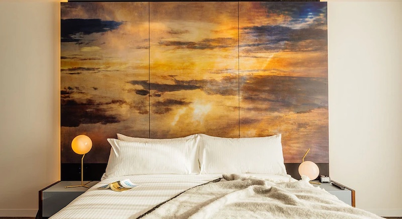 Bedroom at the MACq 01 Hotel, Hobart, TAS