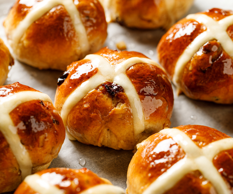 Hot cross buns