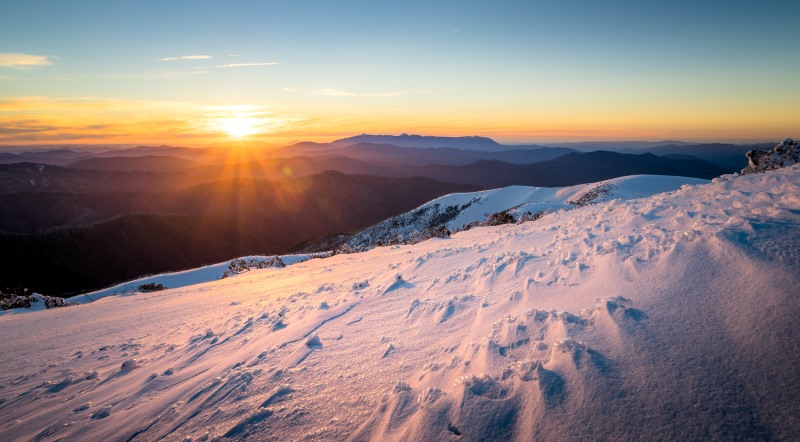 Mt Hotham sunset