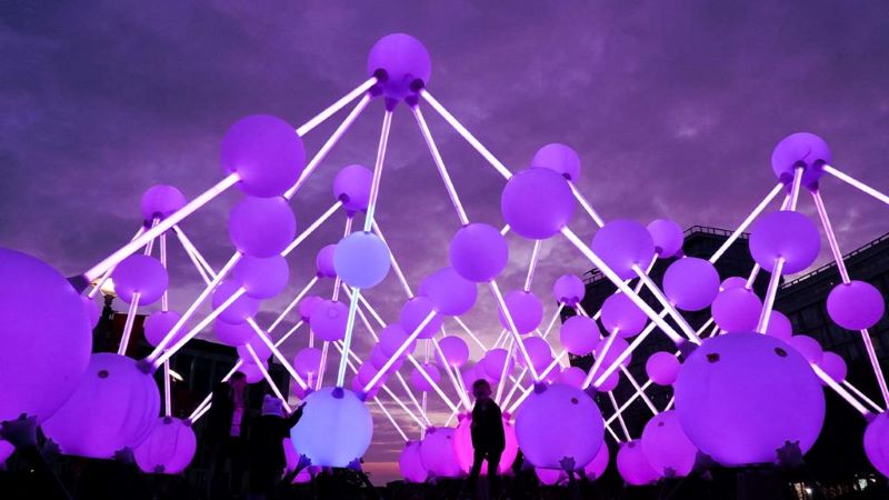 Illuminate Adelaide, River Lights installation