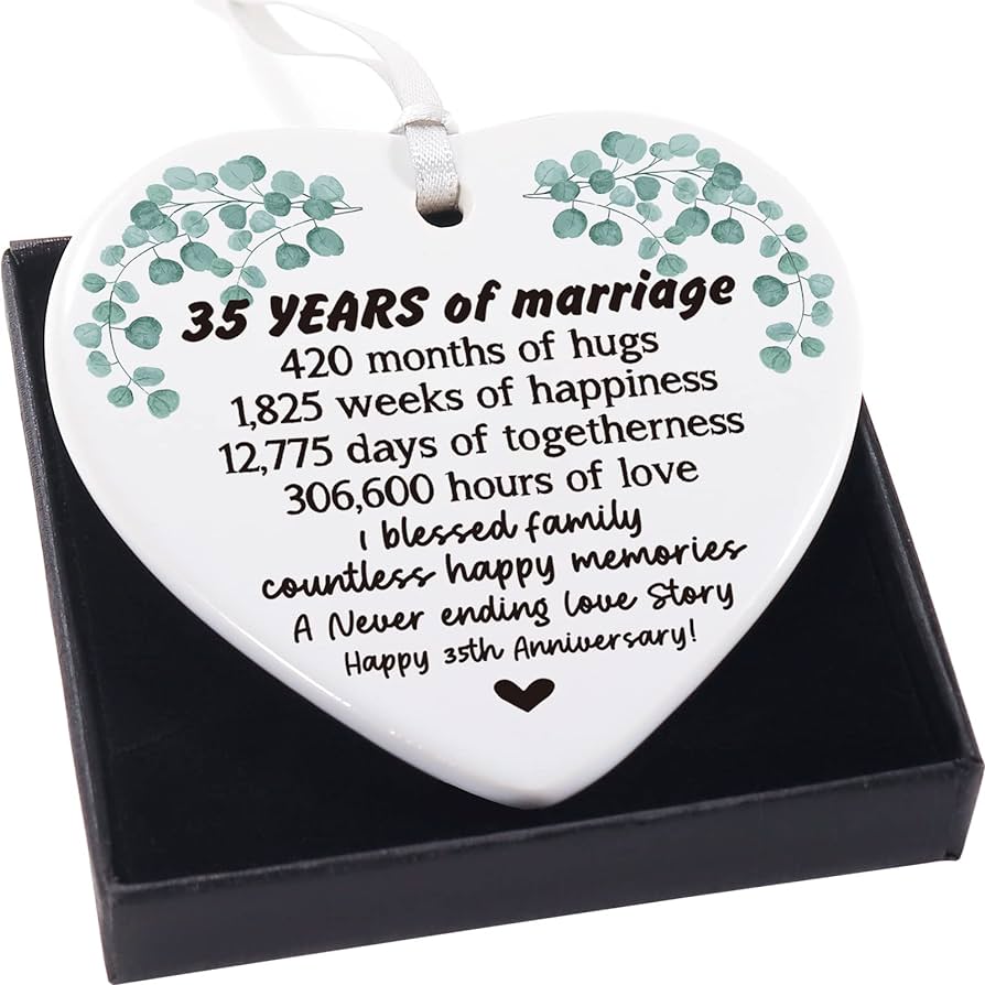 Gift For 35th Wedding Anniversary