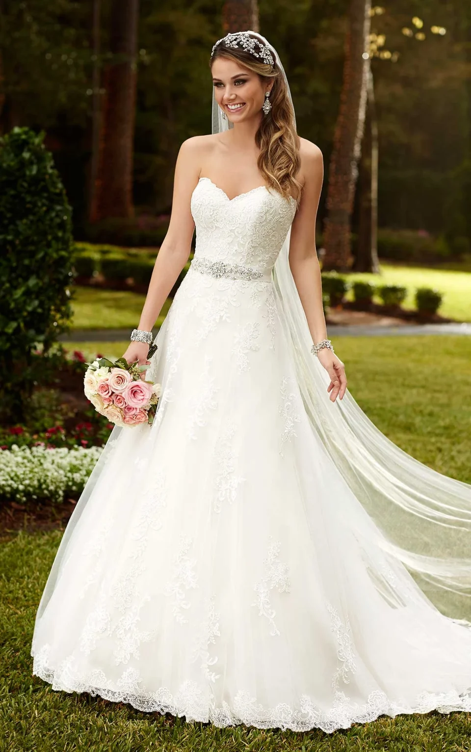 A Line Princess Wedding Dress