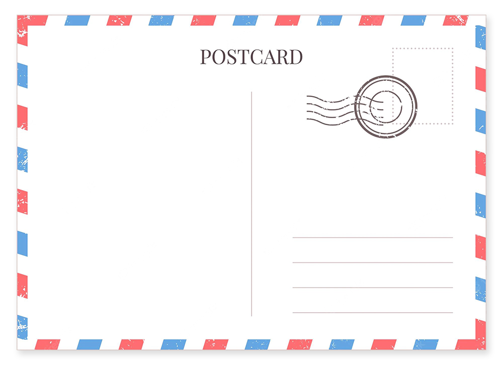 Blank Postcard - travel