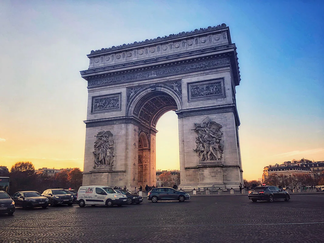 Arc De Triomphe in Paris, France