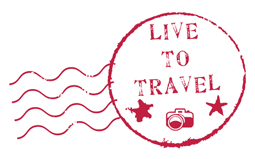 Live to Travel Stamp