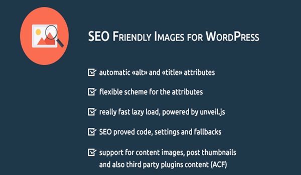 Dùng Plugin SEO Friendly Images để gắn thẻ Title và ALT tự động cho hình ảnh.