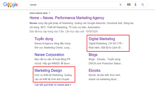 Các dịch vụ về Marketing chính là sản phẩm nổi bật của Navee