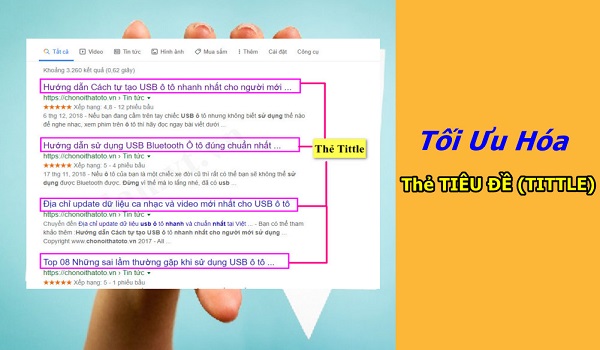 Thẻ tiêu đề giúp tạo nên cấu trúc bài viết. 