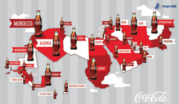 Coca Cola luôn chú trọng đầu tư vào các thị trường lớn mạnh và truyền thống