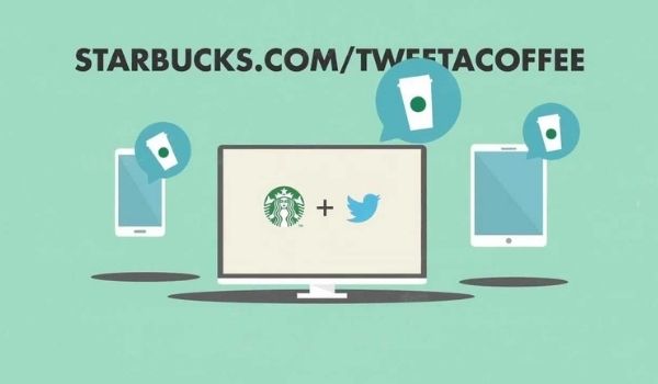 Chiến dịch Marketing của Starbucks mang tên Tweet A Coffee