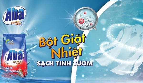 Sản phẩm bột giặt Aba đa dạng hóa về khối lượng