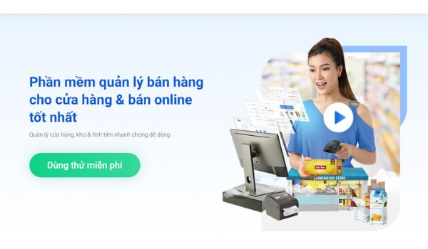 phần mềm quản lý bán hàng Sapo