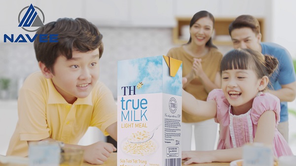 chiến lược truyền thông của th true milk vô cùng nổi bật 