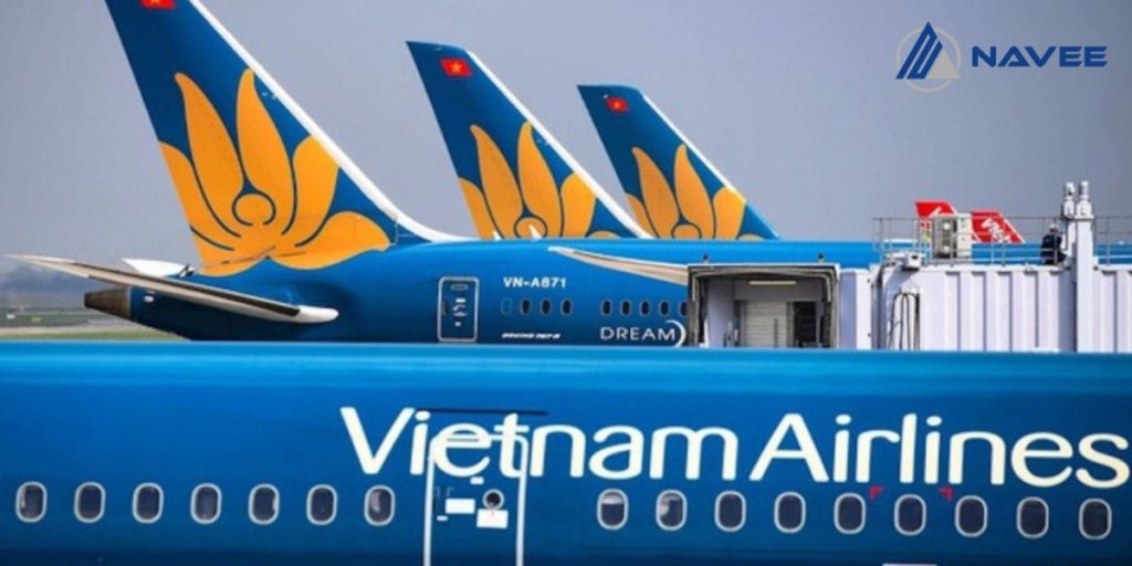 mạng lưới phân phối của vietnam airlines vô cùng rộng