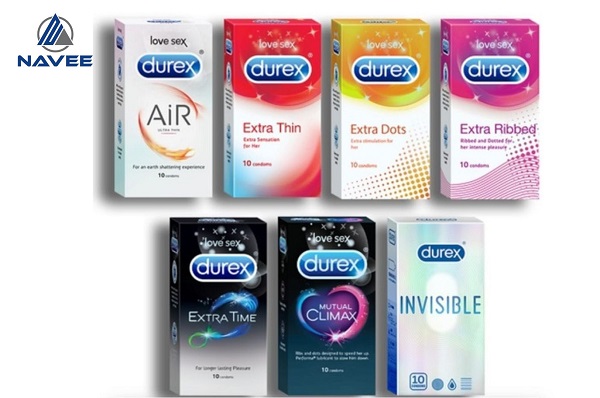 durex có đa dạng các dòng sản phẩm