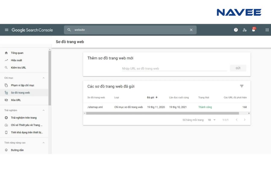 Gửi sơ đồ trang web để bot của Google dễ dàng thu thập
