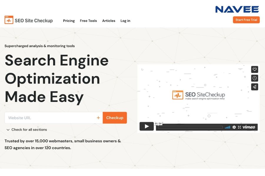 SEO Site Checkup là công cụ Audit SEO toàn diện