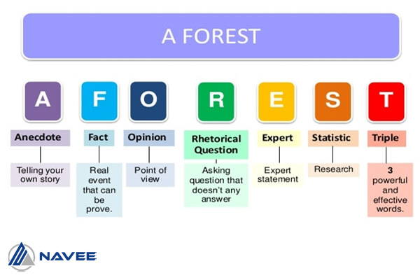 Mô hình viết content A Forest