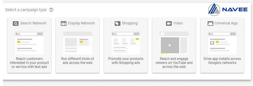 Loại chiến dịch quảng cáo Google