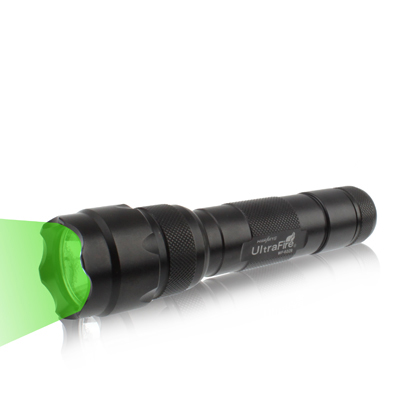niets Mevrouw Sturen UltraFire WF-502B 3W 200lm zaklamp, CREE LED, 1-modus, groen licht (zwart)  – Superfunk
