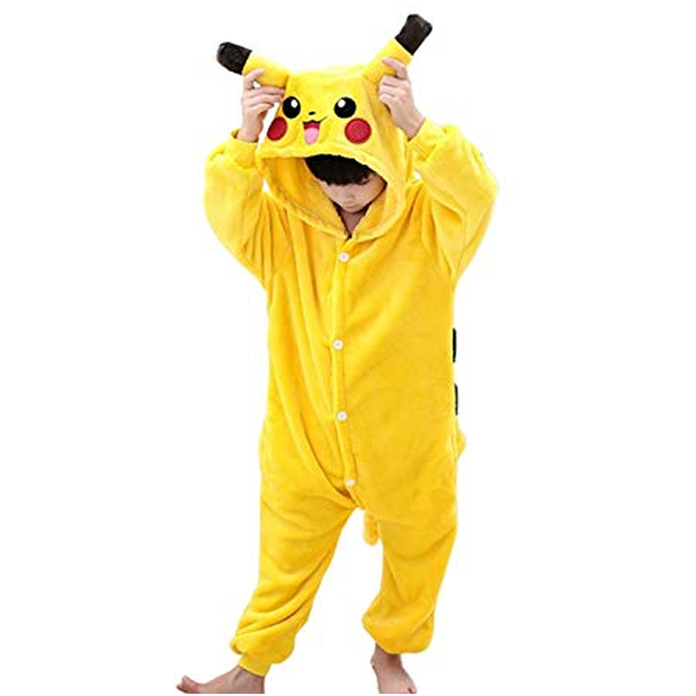 Maak een naam vuist Pellen Pikachu Onesie Kinderen Dieren Onesies – L – Superfunk