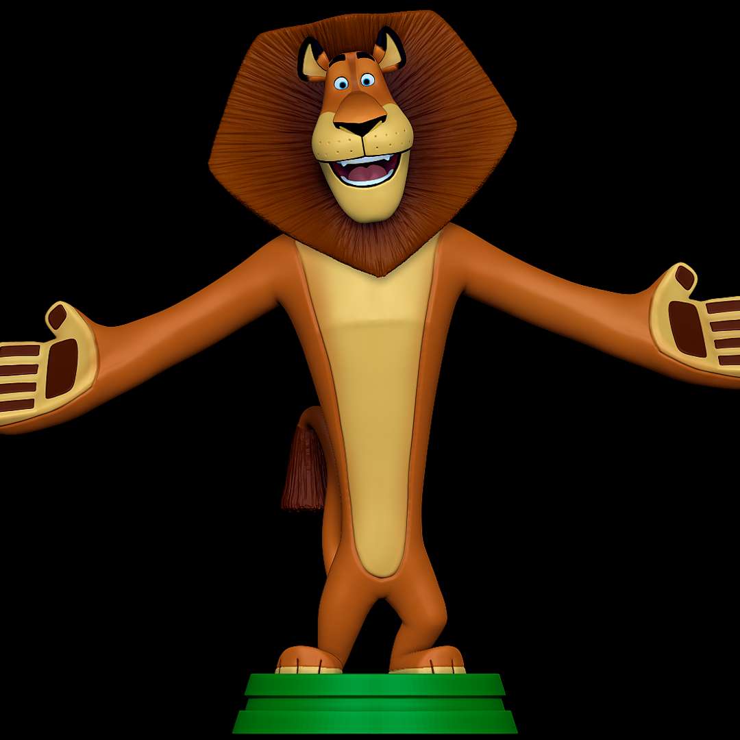 Funny Madagascar Alex The Lion GIF | GIFDB.com