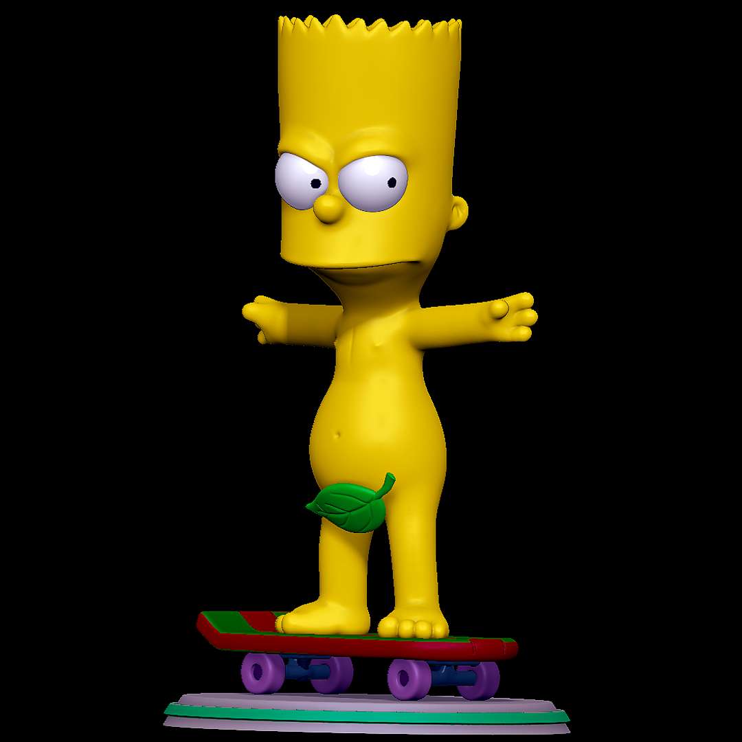 Bart nackt