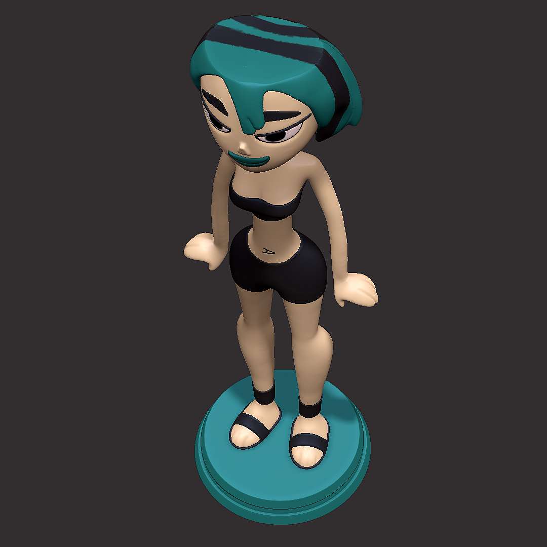 Gwen Total drama island 3D model 3D printable