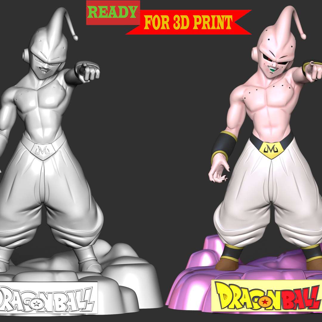 3D Print of Dragon Ball - Kid Majin Boo by Boneconauta