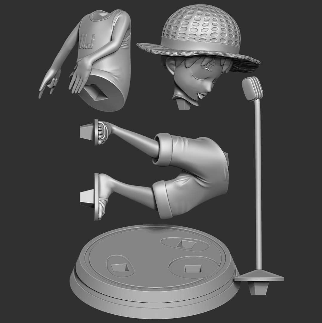 STL file Punk Rotten Kid One Piece 🧲・3D printable model to download・Cults