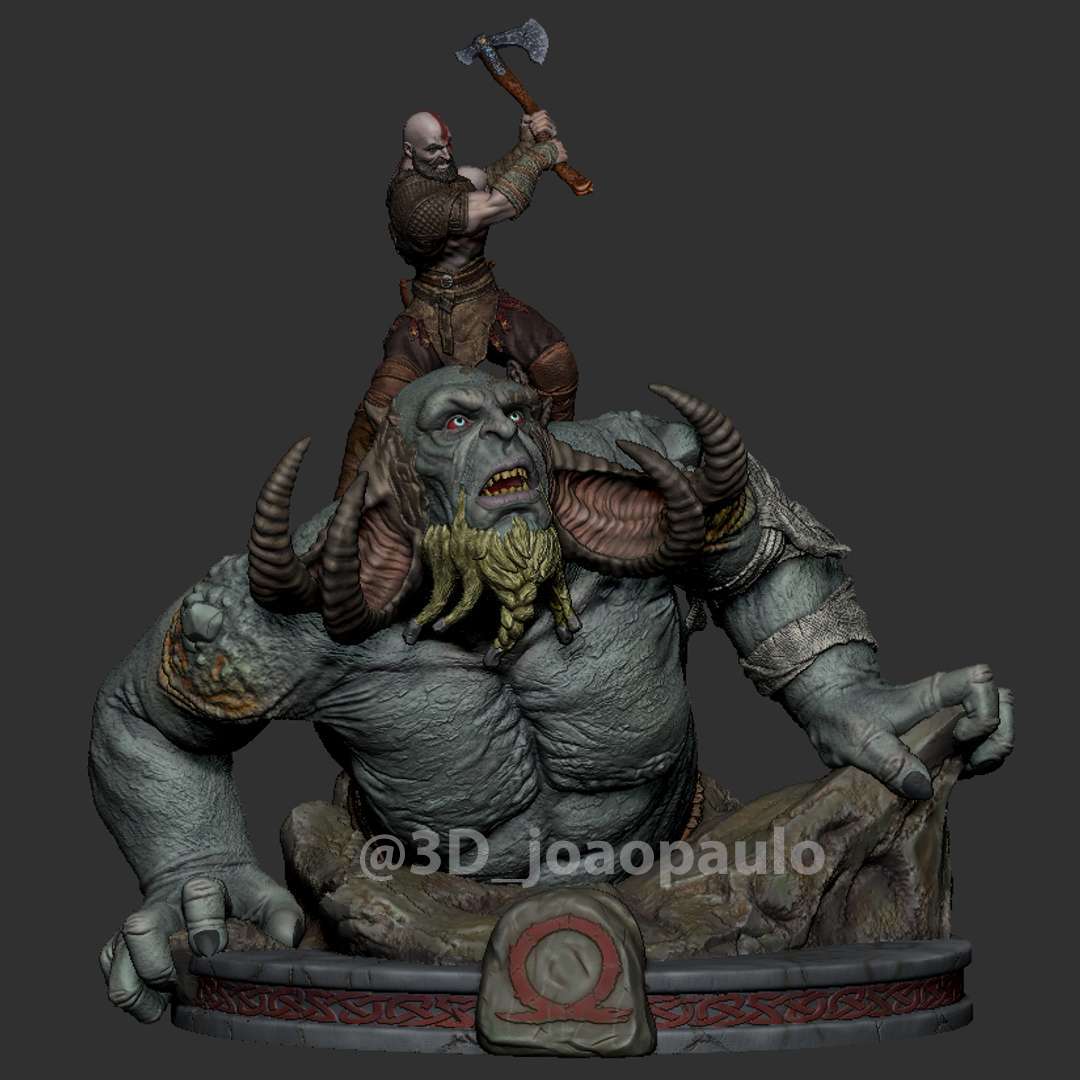 Kratos God Of War Ragnarok - STL 3D print files