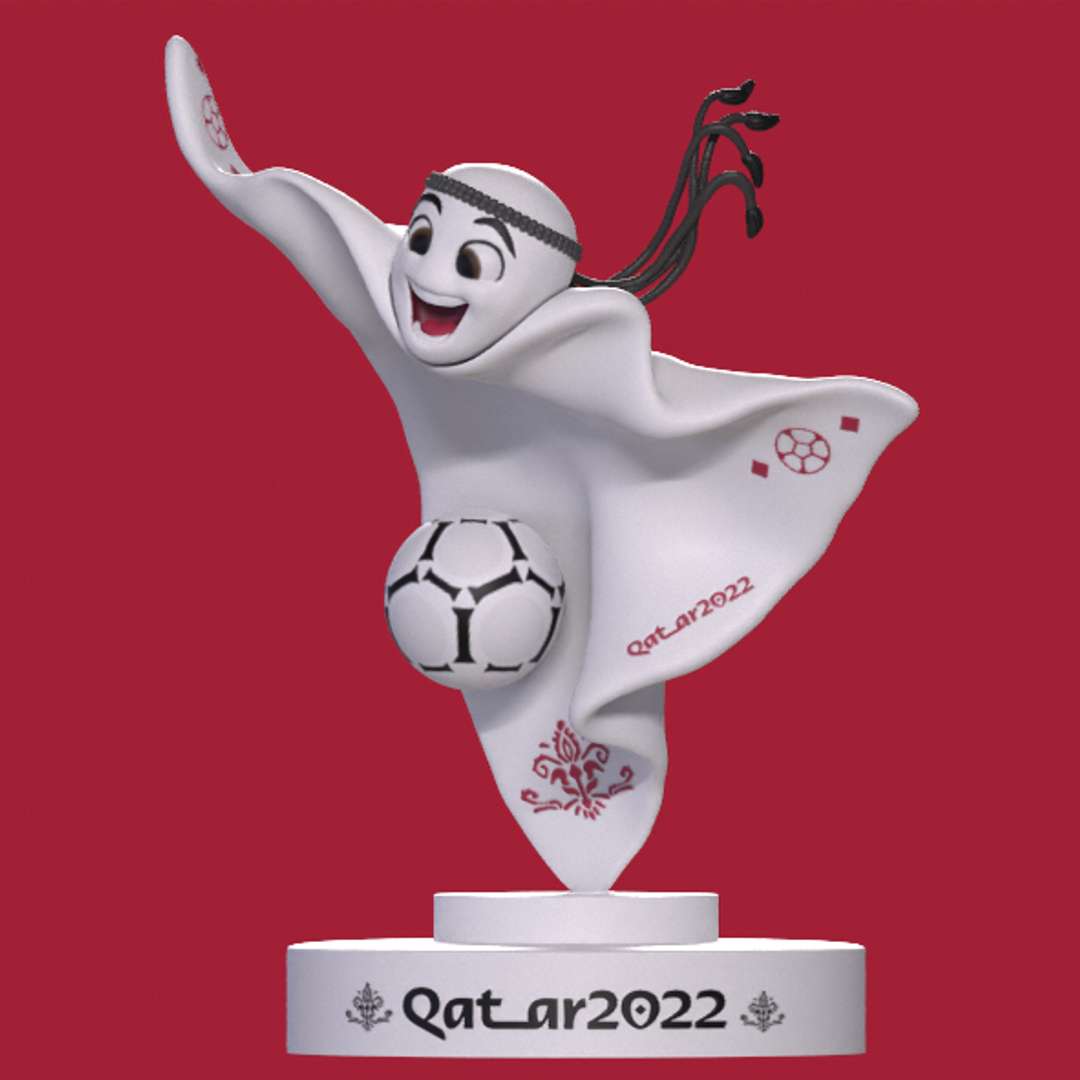 Laeeb - Qatar FIFA World Cup Mascot 3D model 3D model