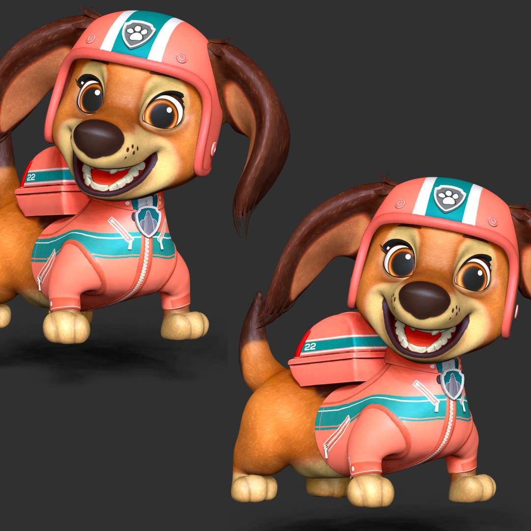 Zuma - Paw Patrol 3D Print Model by Bon Bon Art