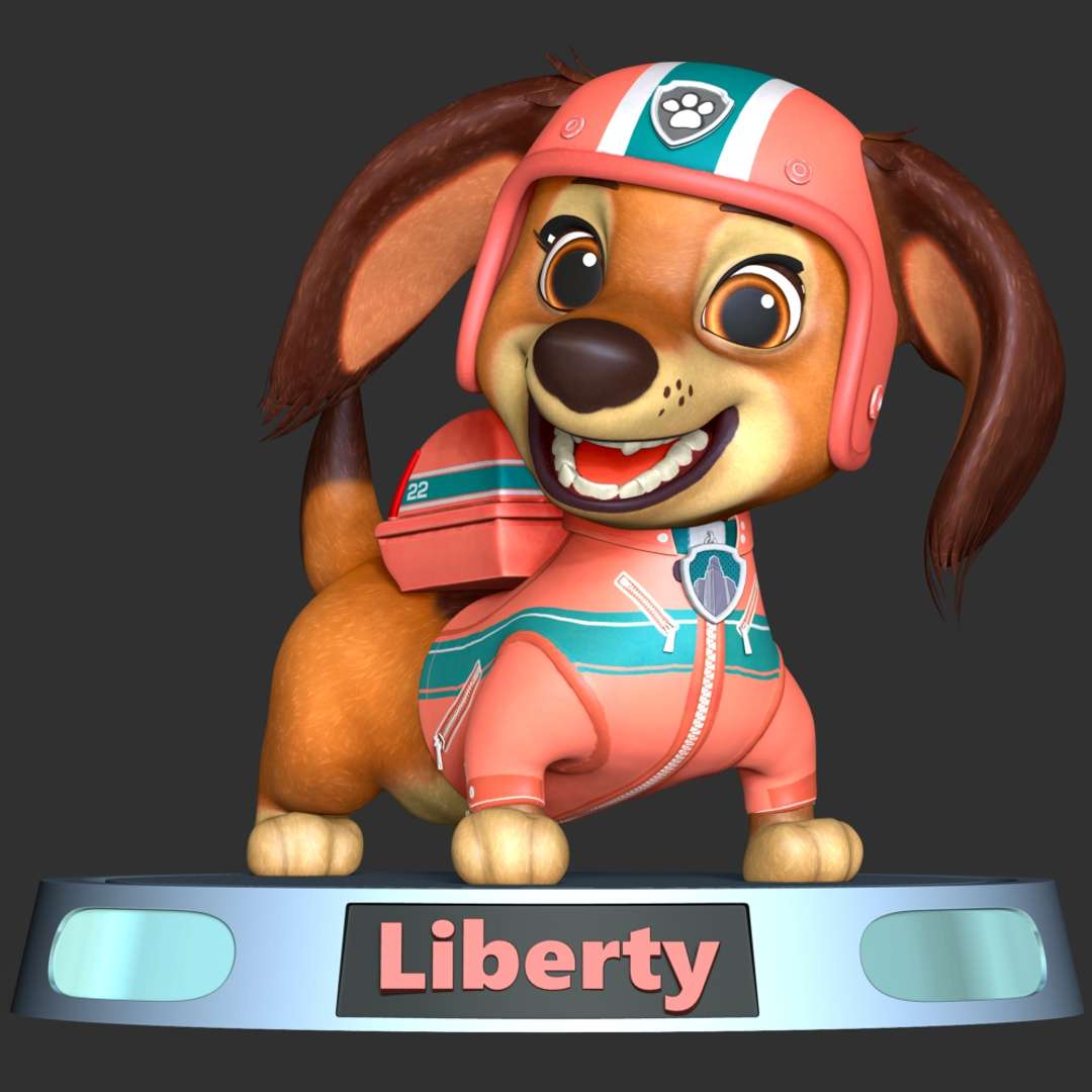 Archivo 3D Liberty - La Patrulla Canina La Película 🐉・Diseño de