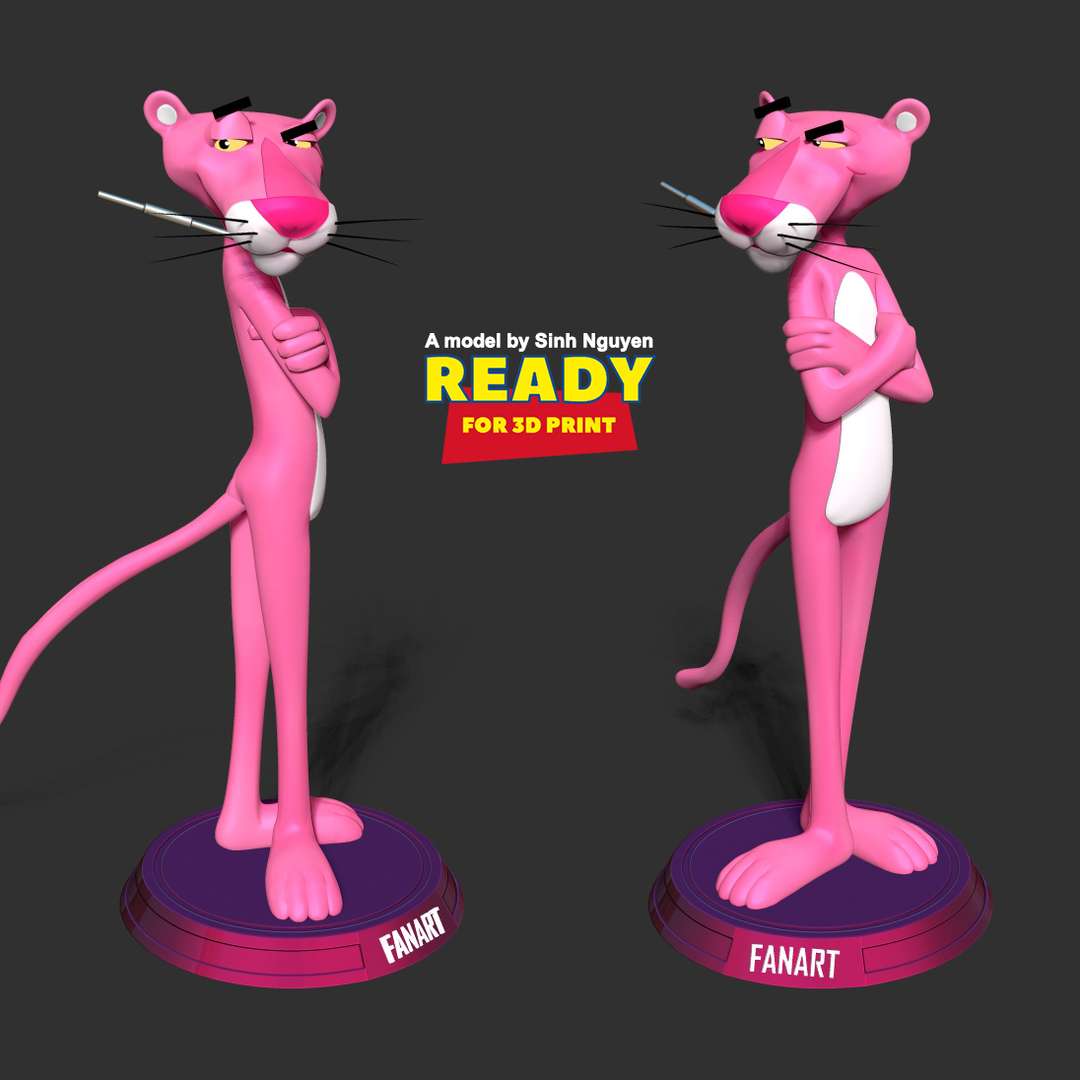 pink panther cartoon characters