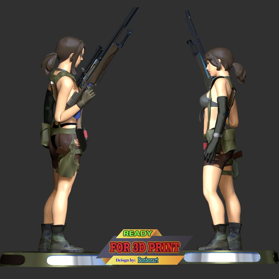 Quiet - Metal Gear Solid 5 Phantom Pain 3D model 3D printable