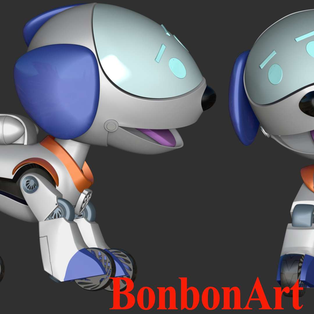 Zuma - Paw Patrol 3D Print Model by Bon Bon Art