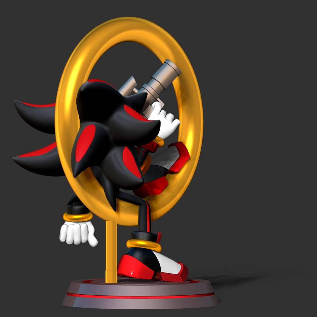 Shadow - Sonic The Hedgehog 3D Print Model