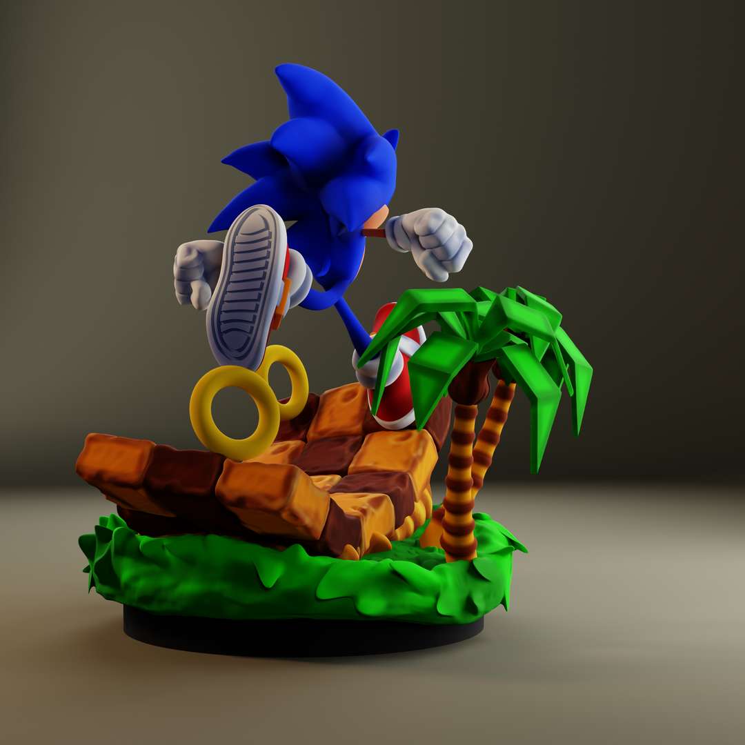 Sonic Green Hill Zone 3D Model – Nextgen Games Design – DJW