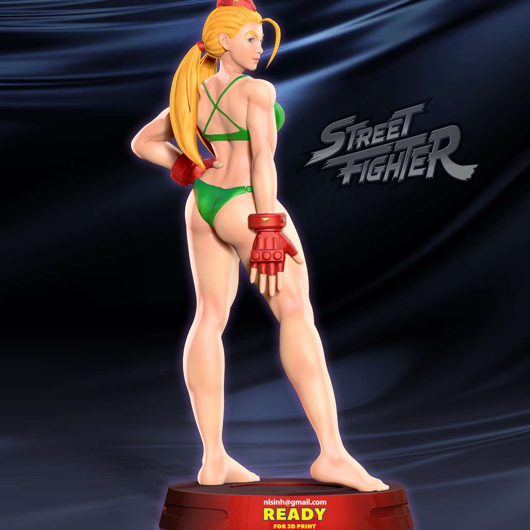 Cammy Lutador de rua 3D model 3D printable