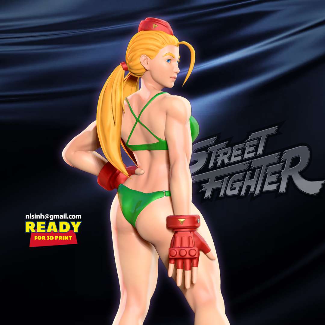 Cammy Lutador de rua 3D model 3D printable