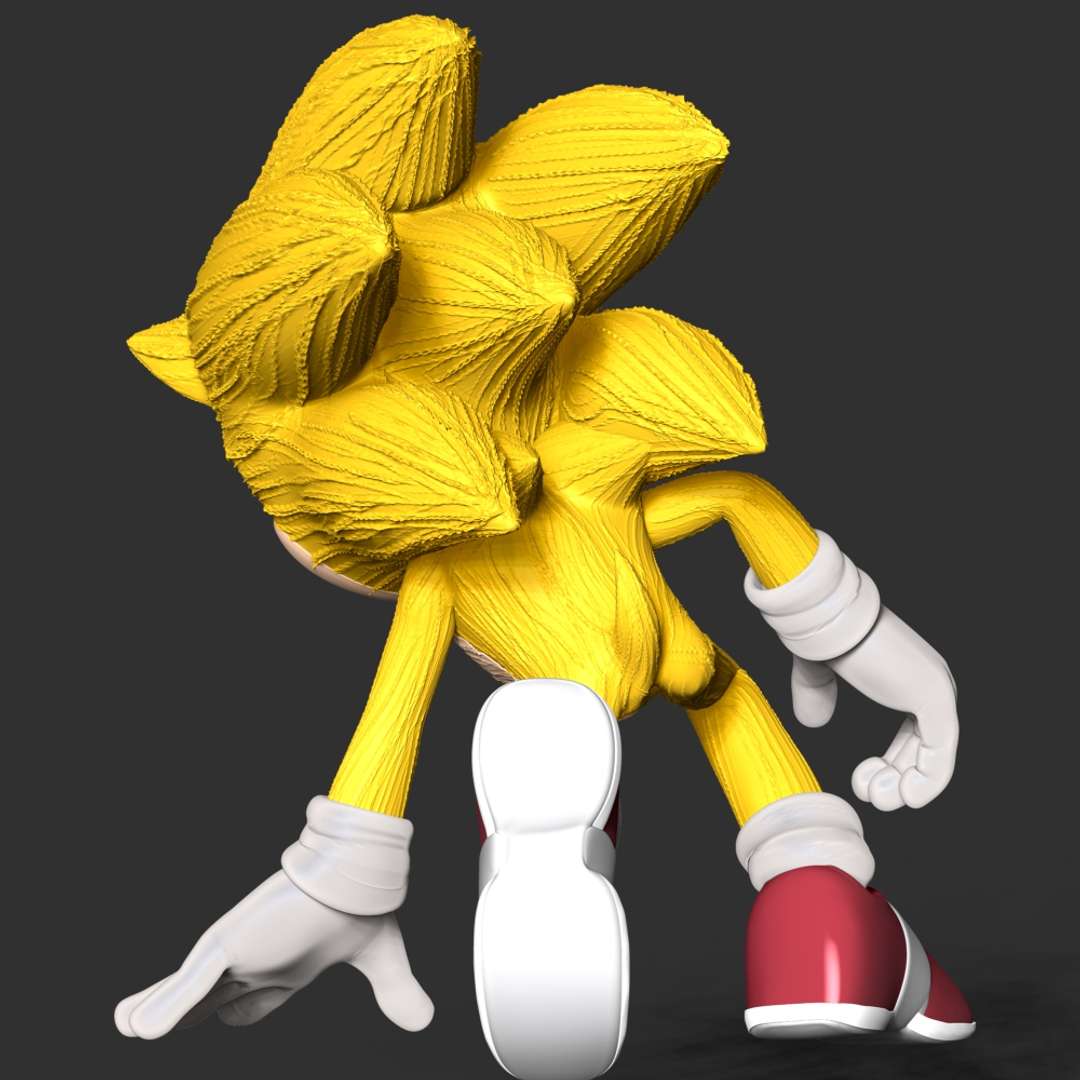 Shadow - Sonic The Hedgehog 3D Print Model by Bon Bon Art