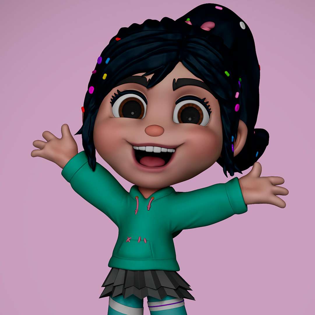 Vanellope Von Schweetz - 3D Model by ilham45