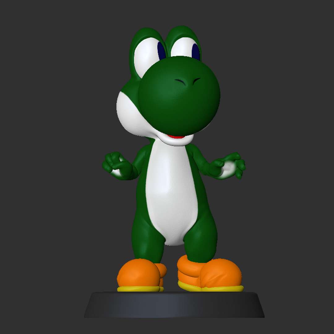 Yoshi - Super Mario Bros - Fan Art - 3D model by printedobsession