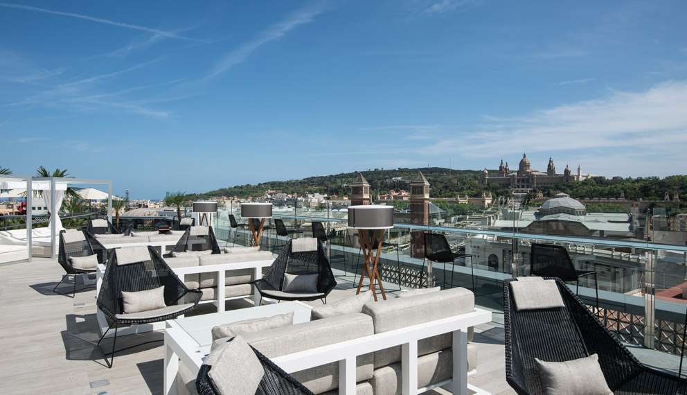 Hotel Catalonia Barcelona Plaza Hotels Resorts Catalonia Barcelona Plaza Photos Terrace Double Views