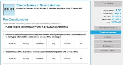 Pre-Questionnaire by ExchangeCME