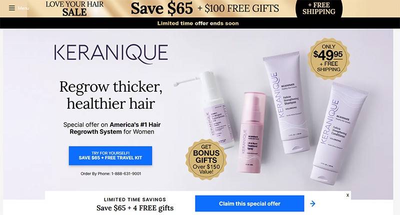 Custom online stores for 6 cosmetics brands