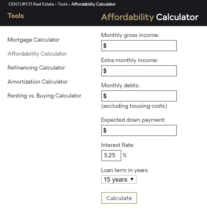 century21 calculators