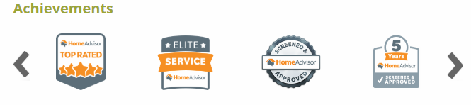 HomeAdvisor Top Rated Badge